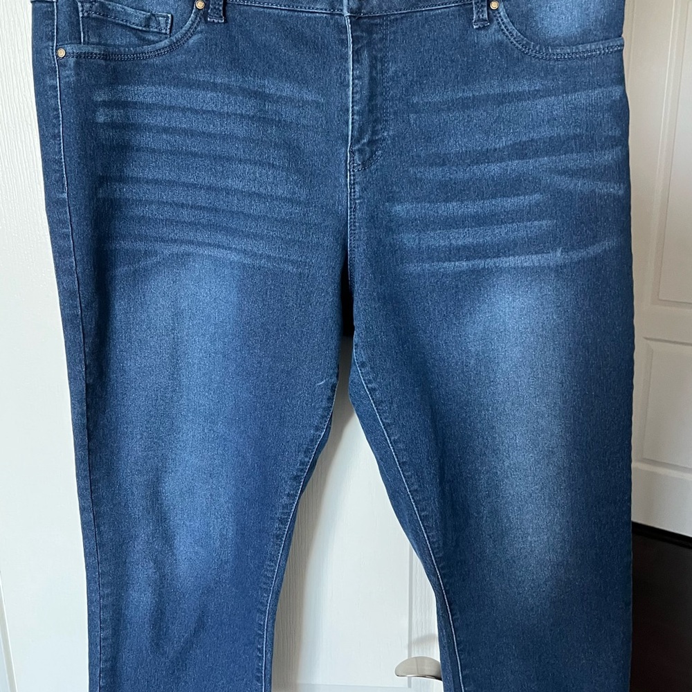 Workshop Republic Jeans Blue Skinny fit above ankle, size 16